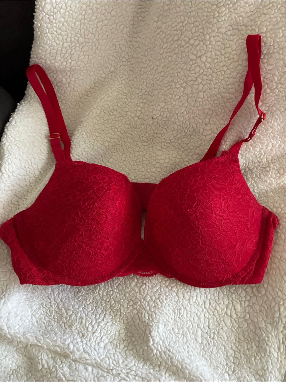 Red Lace Push-Up Bra  Sz 40C nwot- Women Intimates & Sleepwear